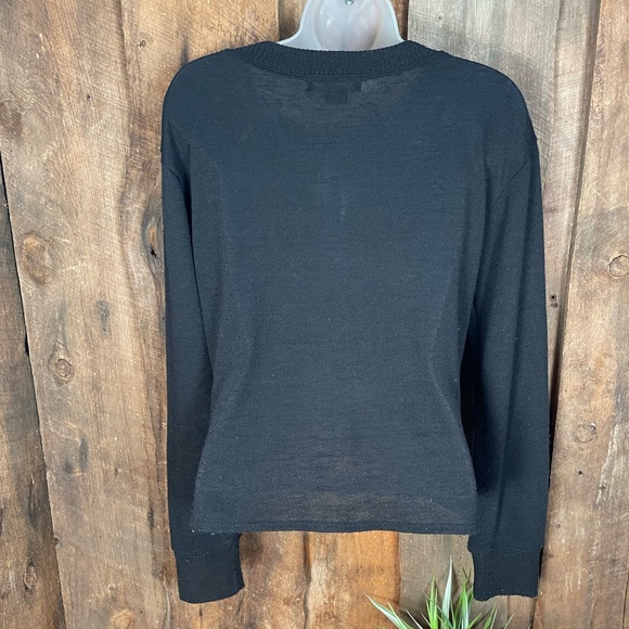 Sanctuary Black Light Knit Sweater - Size Small - Picture 5 of 11